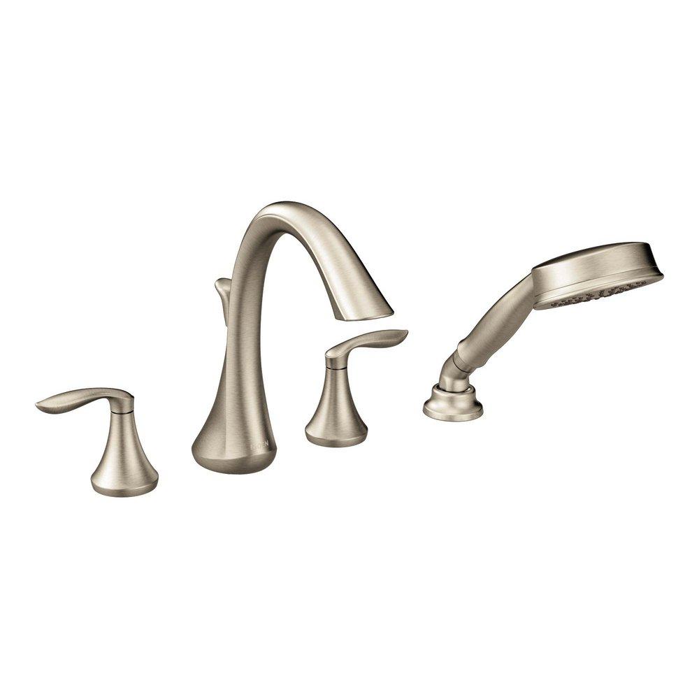 Moen Brushed Nickel Two Handle Roman Tub Faucet Trim Only 