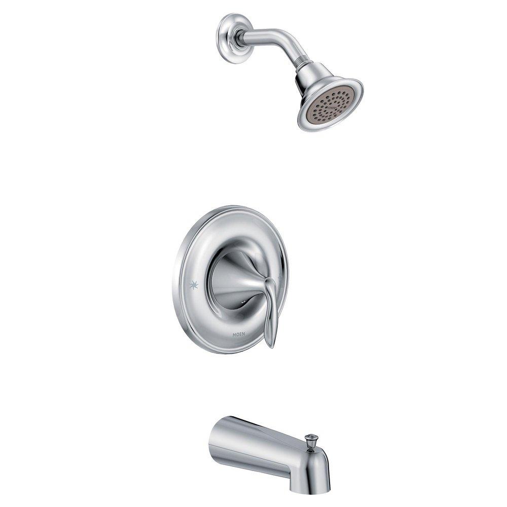 Moen Chrome Single Handle Single Function Bathtub & Shower Faucet (Trim Only) 