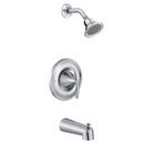Moen Chrome Single Handle Single Function Bathtub & Shower Faucet (Trim Only) 