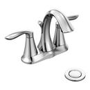 Moen Chrome Two Handle Centerset Bathroom Sink Faucet 