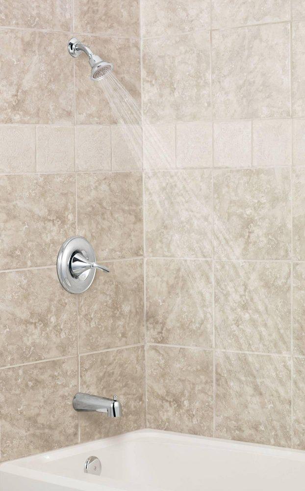 Moen Brushed Nickel Single Handle Single Function Bathtub & Shower Faucet (Trim Only) 