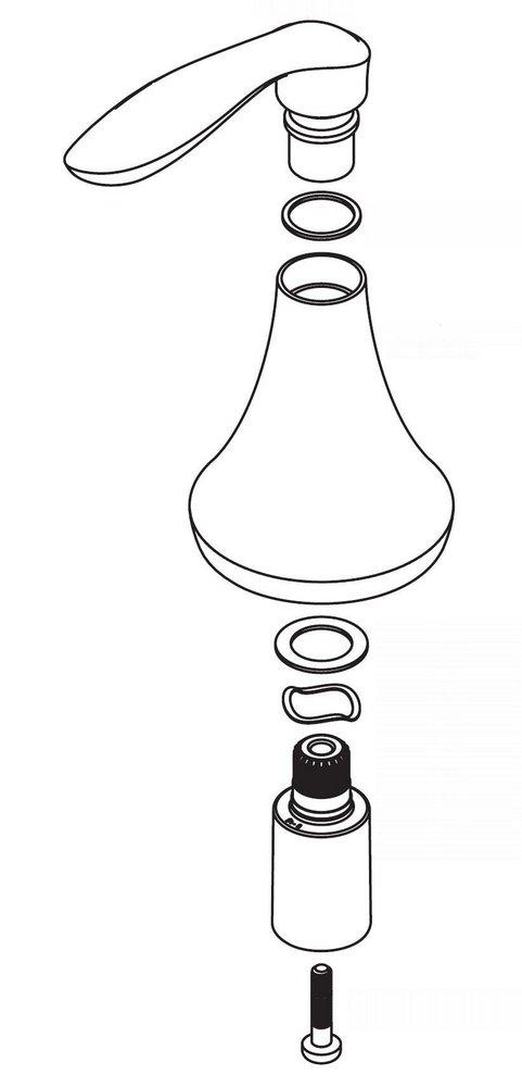 Moen Brushed Nickel Handle Kit 