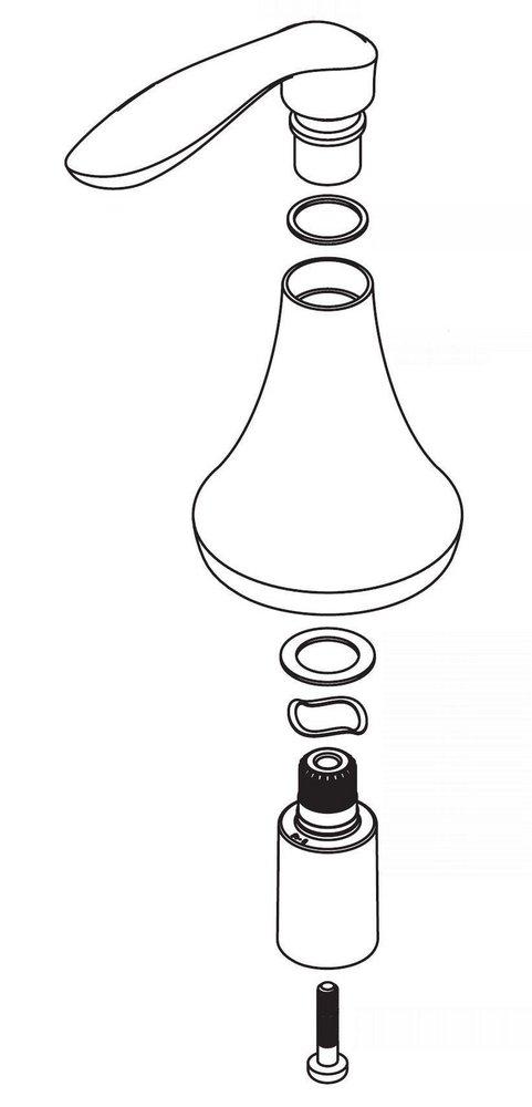 Moen Oil Rubbed Bronze Handle Kit 