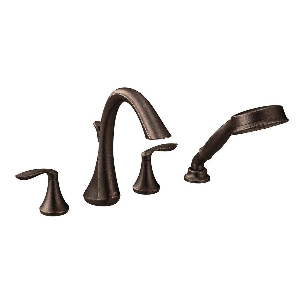 Moen Oil Rubbed Bronze Two Handle Roman Tub Faucet Trim Only 
