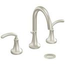 Moen Brushed Nickel Two Handle Widespread Bathroom Sink Faucet 