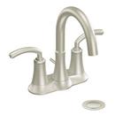 Moen Brushed Nickel Two Handle Centerset Bathroom Sink Faucet 