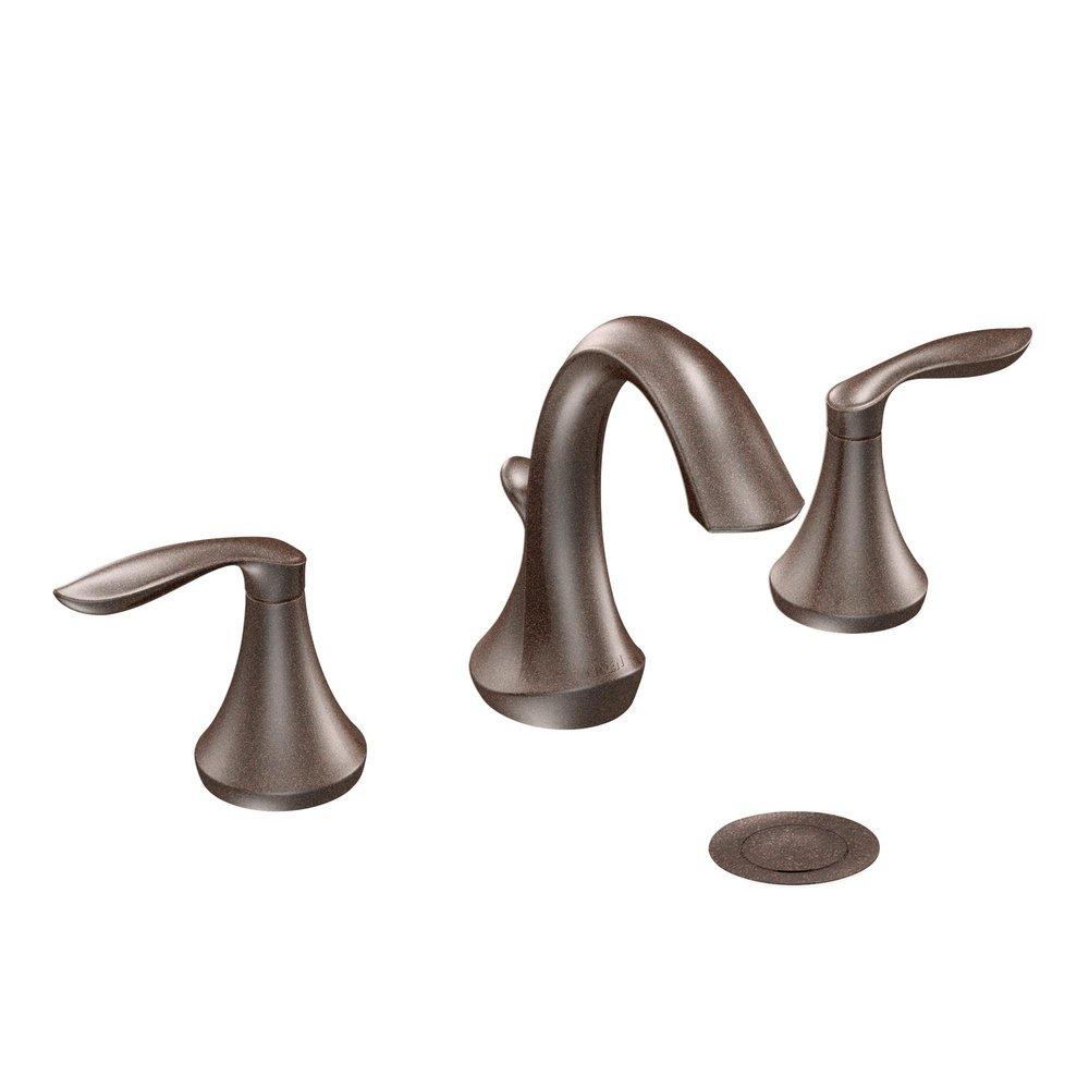Moen Two Handle Widespread Bathroom Sink Faucet in Oil Rubbed Bronze