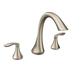 Two Handle Roman Tub Faucet in Brushed Nickel (Trim Only)