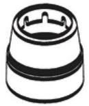 Moen Chrome Handle and Insert Kit 