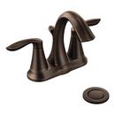 Moen Oil Rubbed Bronze Two Handle Centerset Bathroom Sink Faucet 