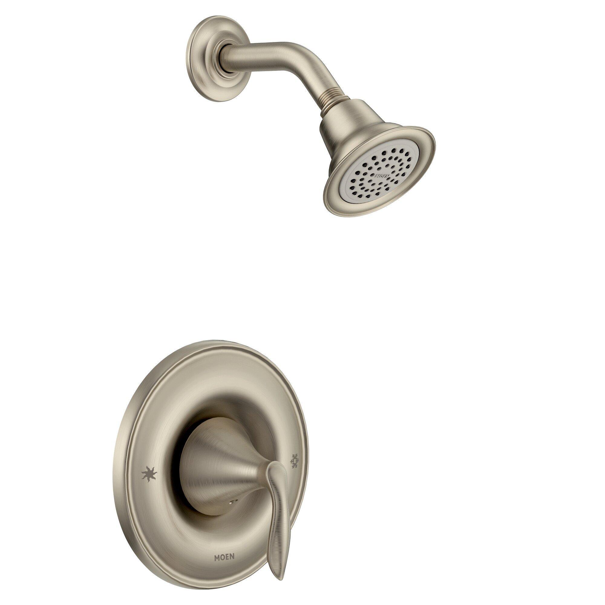 Moen Brushed Nickel Single Lever Handle Shower Only 