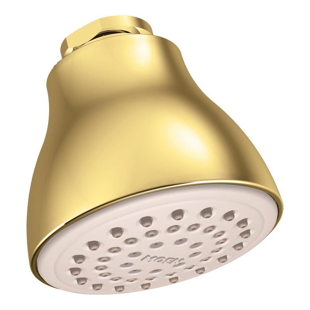 Moen Polished Brass Single Function Full Showerhead 