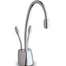 0.7 gpm 1 Hole Deck Mount Hot and Cold Water Dispenser with Double Lever Handle in Polished Chrome