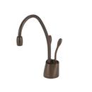 0.7 gpm 1 Hole Deck Mount Hot and Cold Water Dispenser with Double Lever Handle in Mocha Bronze