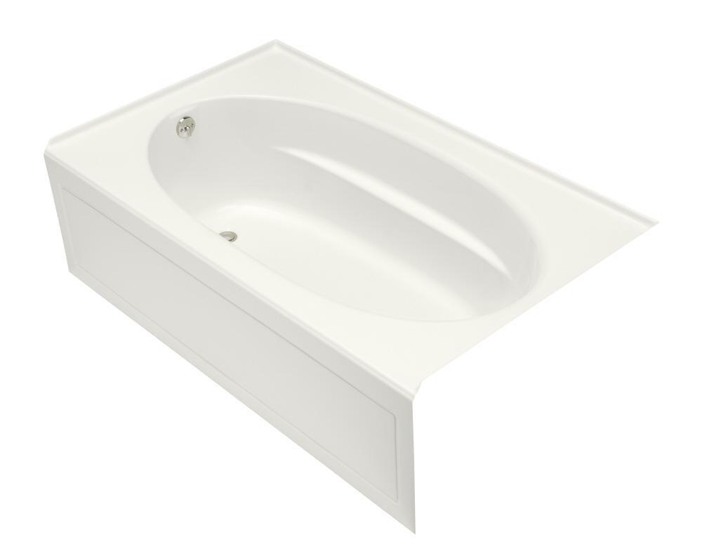 KOHLER White 72 x 42 in. Soaker Alcove Bathtub Left Drain 