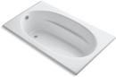 KOHLER White 72 x 42 in. Drop-In Bathtub with Reversible Drain 