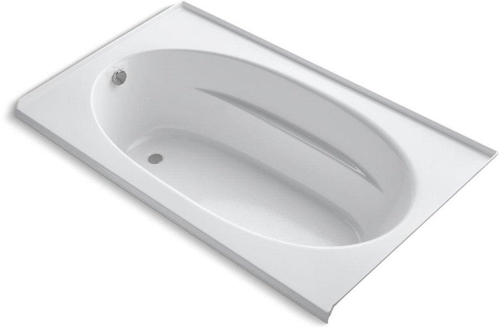 KOHLER White 72 x 42 in. Alcove Bathtub with Left-Hand Drain 