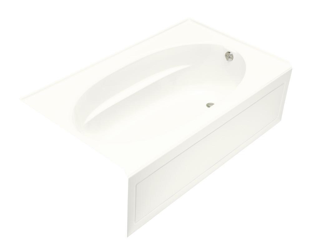 KOHLER White 72 x 42 in. Soaker Alcove Bathtub Right Drain 