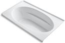 72 x 42 in. 3 Wall Alcove Bathtub with Integral Flange and Right Hand Drain in White