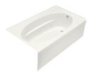 60 x 42 in. Thermal Air Drop-In Bathtub with Right Drain in White