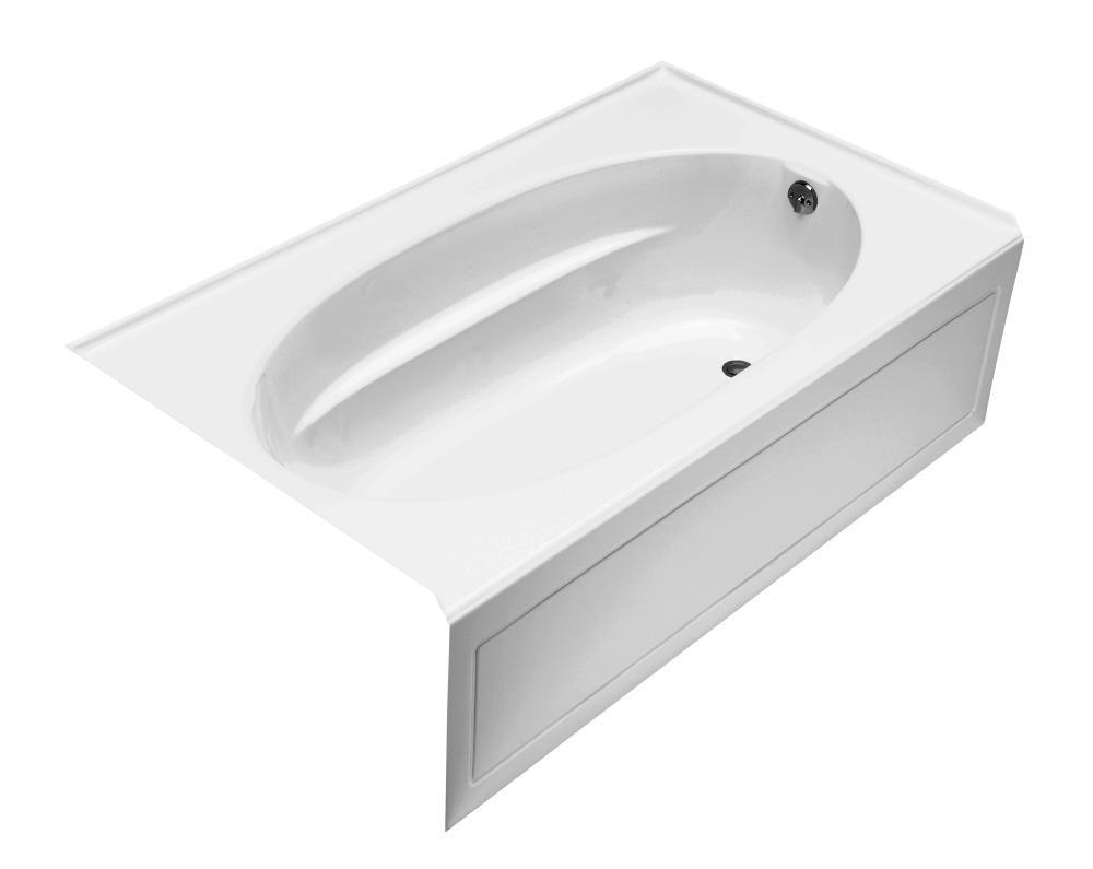 KOHLER White 60 x 42 in. Soaker Alcove Bathtub Right Drain 