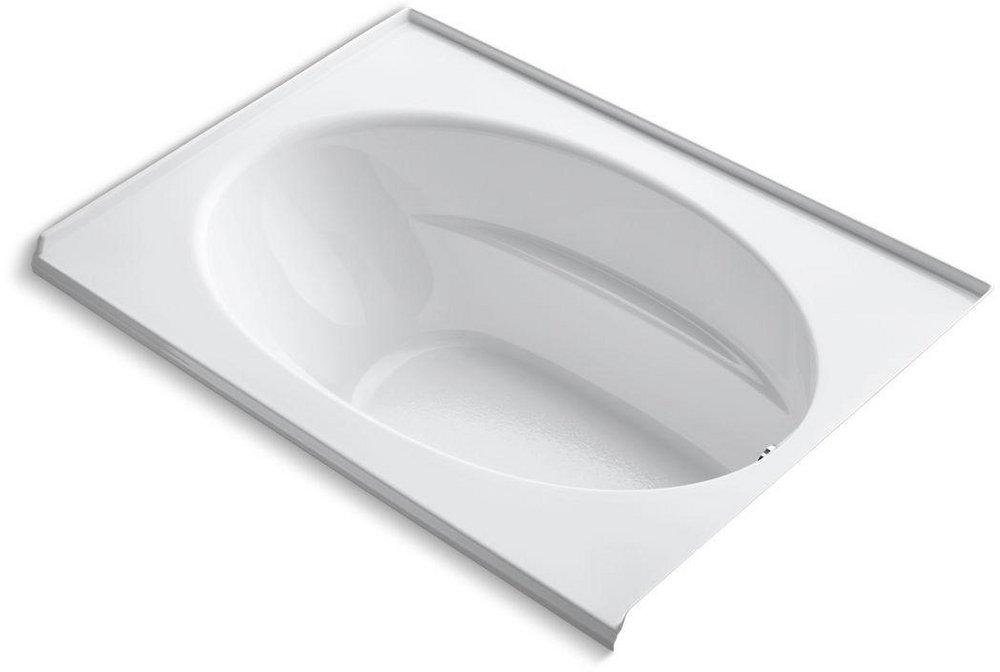 KOHLER White 60 x 42 in. Soaker Alcove Bathtub Right Drain 