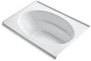 KOHLER White 60 x 42 in. Soaker Alcove Bathtub Right Drain 
