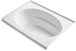 60 in. x 42 in. Soaker Alcove Bathtub with Right Drain in White
