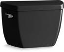 1 gpf Toilet Tank in Black Black