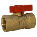 1/2 in. Forged Brass FIPS Square Handle Gas Ball Valve