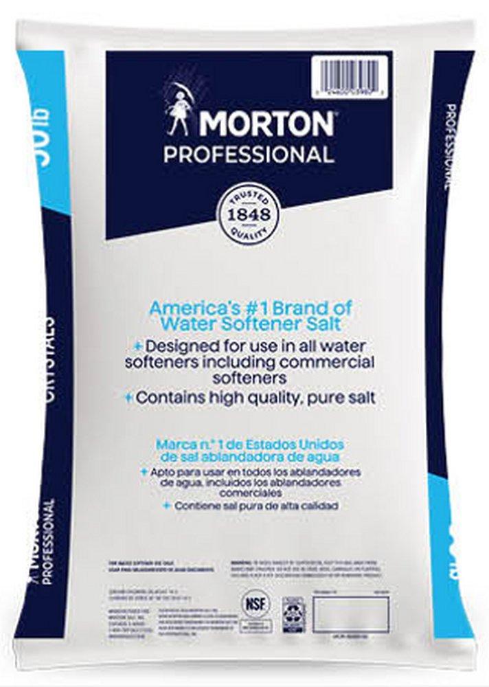 Morton Salt White 50 lb. Solar Rock Salt Bag 
