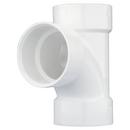 3 in. PVC DWV Sanitary Tee with 1-1/2 in. Left Side Inlet