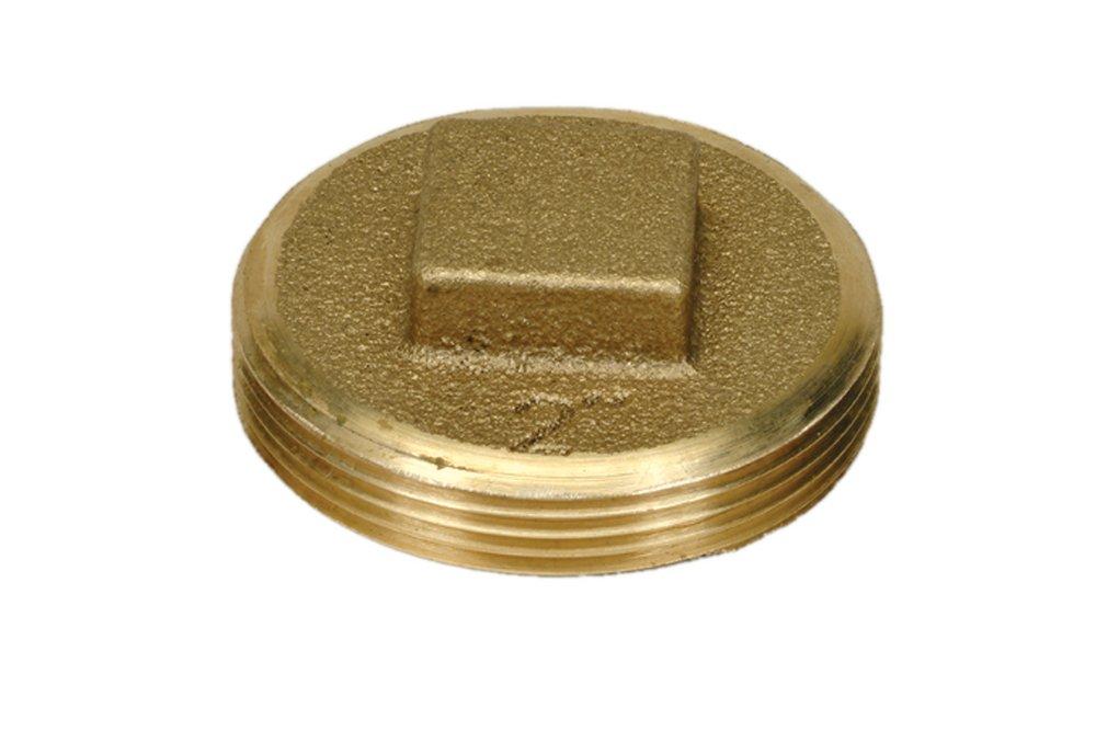 PROFLO&reg; IPS Raised Square Head Brass Plug 