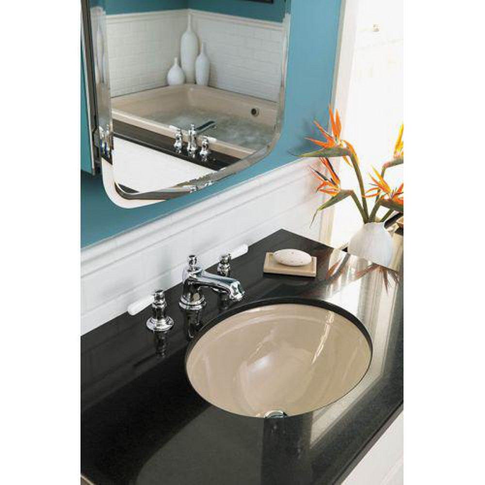 KOHLER Vibrant Brushed Nickel Two Handle Bathroom Sink Faucet 