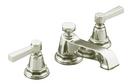 KOHLER Vibrant&reg; Polished Nickel Two Handle Widespread Bathroom Sink Faucet 