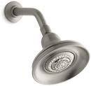 Multi Function Wide Coverage, Soft Aerated and Massage Spray Showerhead in Vibrant Brushed Nickel
