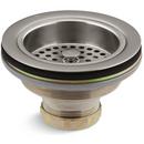 KOHLER Vibrant Stainless Manual Sink Strainer 