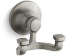 KOHLER Vibrant&reg; Brushed Nickel 2 Robe Hook 