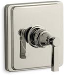 Pressure Balancing Valve Trim with Single Lever Handle in Vibrant Polished Nickel