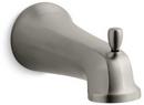 KOHLER Vibrant&reg; Brushed Nickel Metal NPT Wall Mount Diverter Bath Spout 