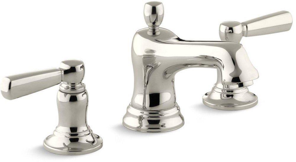 KOHLER Vibrant Polished Nickel Two Handle Bathroom Sink Faucet 