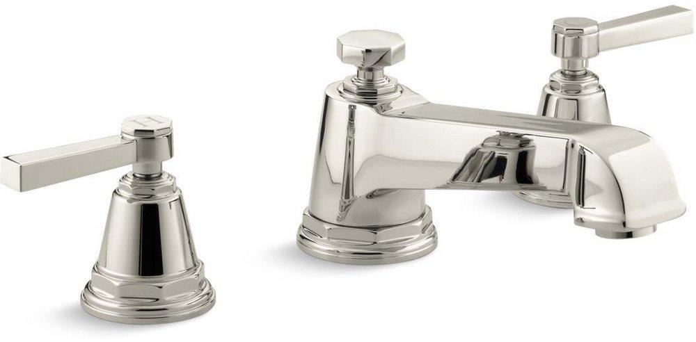 KOHLER Vibrant&reg; Polished Nickel Two Handle Roman Tub Faucet Trim Only 