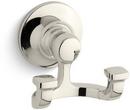 KOHLER Vibrant&reg; Polished Nickel 2 Robe Hook 