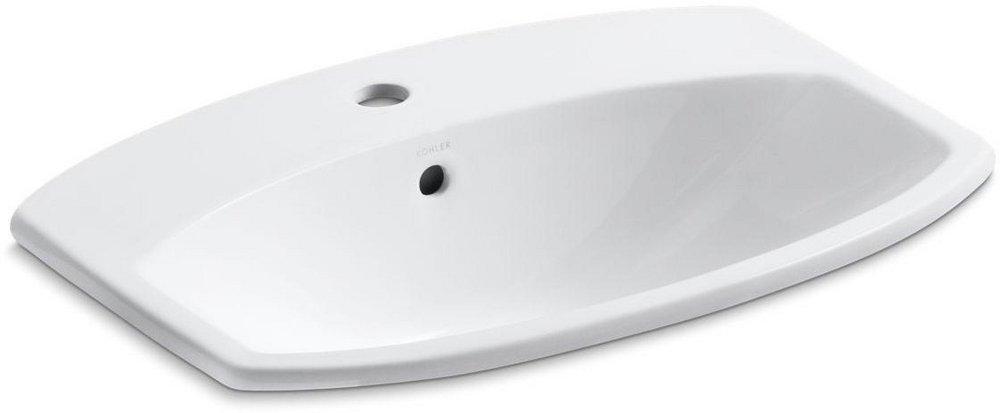KOHLER White Drop-in Basin 