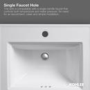 KOHLER Black Black&trade; CIMARRON Self-Rimming Lavatory One Hole 