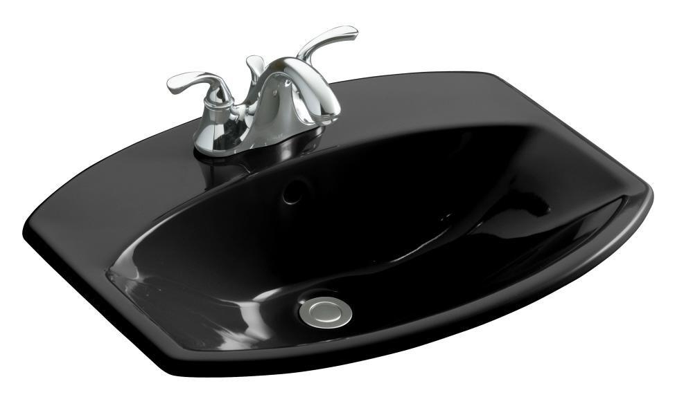 KOHLER Black Black&trade; Drop-in Basin 