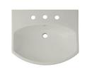 22-3/4 x 18-7/8 in. Rectangular Pedestal Bathroom Sink in Ice™ Grey
