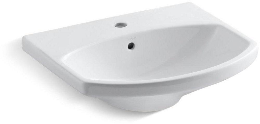KOHLER White Pedestal Vessel 