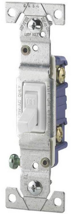 15A 120V 1-Pole Electric Toggle Switch