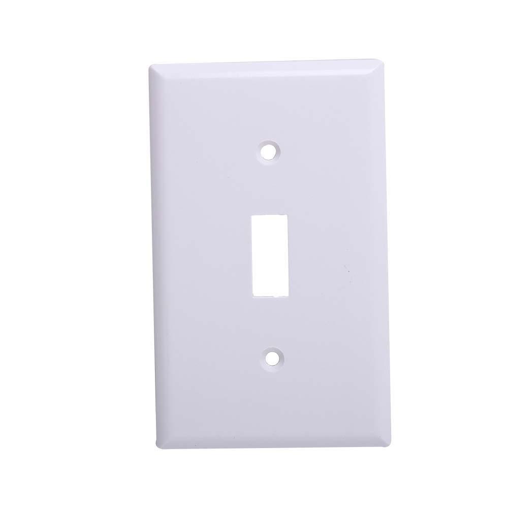 DiversiTech&reg; White Single Toggle Switch Cover 
